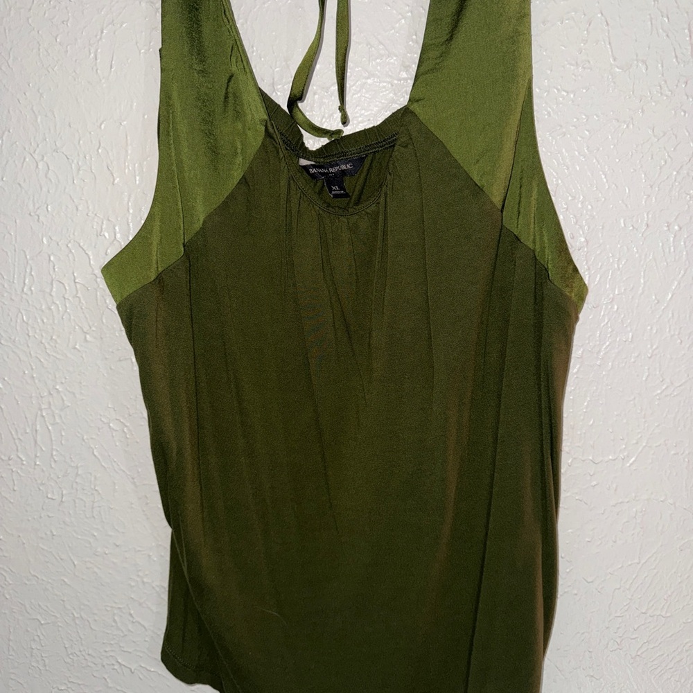 Banana Republic Olive Green Tank Top